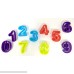 FB Dough Cutters Bucket 63 Piece Set of Letters Numbers and Shapes for Clay Or Play-Doh in Red Purple Aqua and Lime Green | Age 3 and up B07L37WX3B